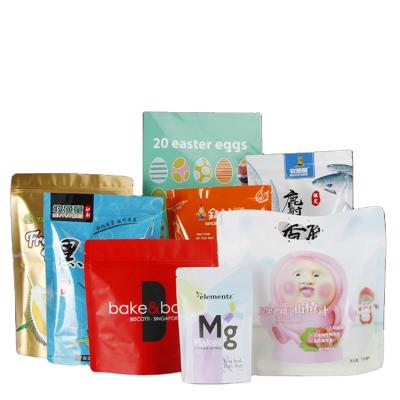 China Custom Logo Printed Moisture Proof Plastic Bags for sale