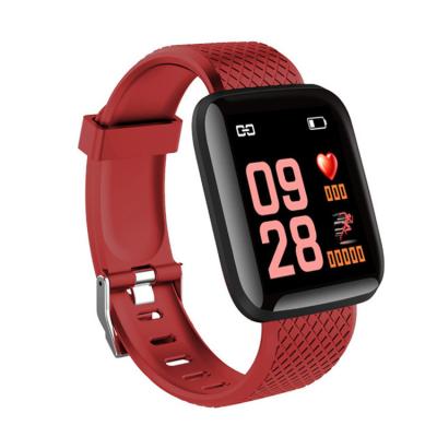 China 2021 Best Selling In Amazon Blood Pressure Blood Oxygen Heart Rate Monitor 116Plus Smart Watch Te koop