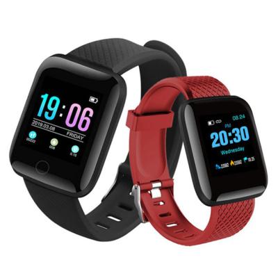 China Amazon Hot Selling Smart Watch Blood Pressure Blood Oxygen Heart Rate Monitor Wristband 116 Plus Smart Bracelet For Women Wen Te koop