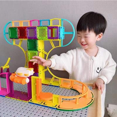 China Custom DIY Building Brick Magnetic Puzzle Children's Early Educational Toys For Boys And Girls for sale