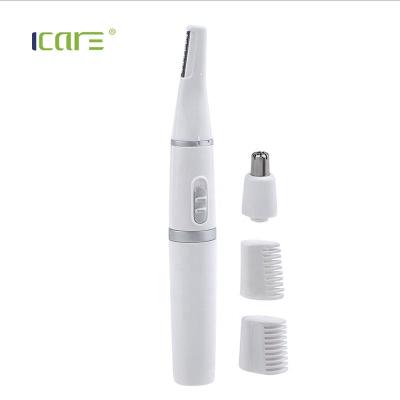 China Newest household hot sale fashion design 2 in 1 nose trimmer and eyebrow trimmer for sale