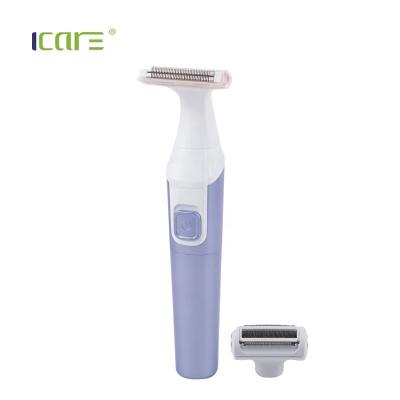 China ICARUS New Product Newest Arrival Top Quality Washable Design 2 In 1 Lady Razor for sale