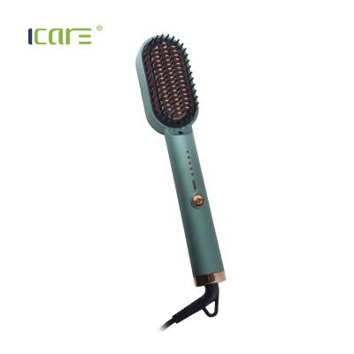 China Household Hot Sale 4 in 1 Comb Electric Men Hair Straightener Brush Hair Styler Flat Iron Hair Straightener for sale