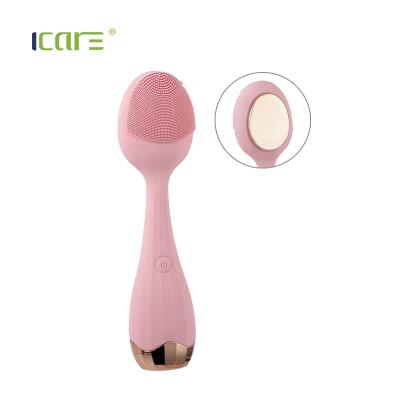 China Good Quality New Design Silicone Brush Design Soft DEEP CLEANSING Facial Massage Cleansing Silicone Sonic Brush for sale