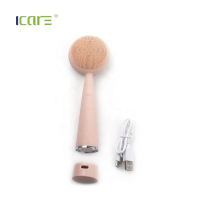 China Good Quality New Design Silicone Brush Design Soft DEEP CLEANSING Facial Massage Cleansing Silicone Sonic Brush for sale