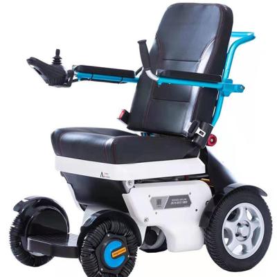 China 6061 Aluminum Alloy Folding Auto Power Cheapest High Strength Disabled Electric Wheelchair For Handicapped for sale