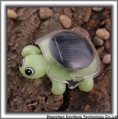 China Mini ABS Energy Educational Toy Solar Powered Tortoise Turtle Instrument Cute Gift for sale