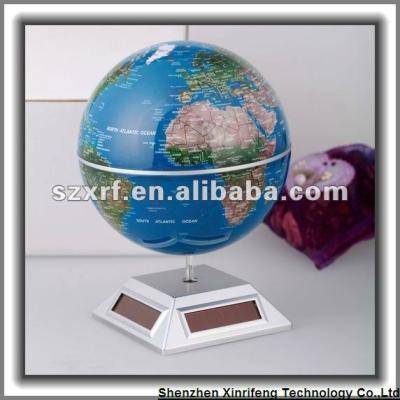 China High Quality ABS Geography Rotating Solar Powered Plastic Globe Teaching Tools for sale