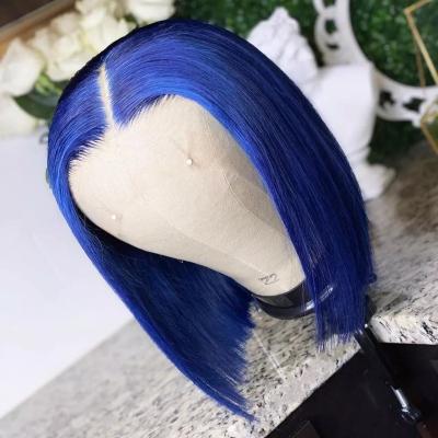 China Wig Straight 4*4 Bob Wigs Hair Lace Front Wig Factory Price Wholesale Cuticle Aligned Unprocessed for sale