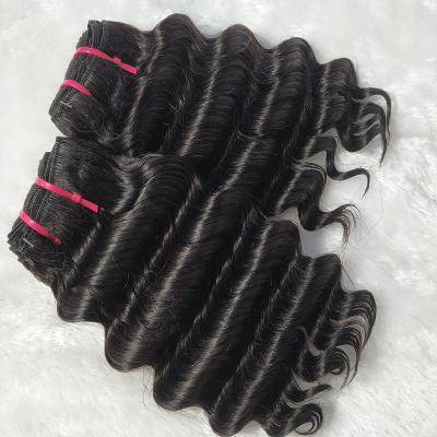 China Wholesale 12A Loose Deep Cuticle Aligned Brazilian Hair Vendor Hair Extension Super Loose Double Bundle Virgin Hair Brazilian Hair Extension 12A for sale