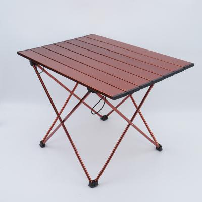 China Lightweight 6061 Aluminum Alloy Modern Outdoor Portable Folding Camping Picnic Table for sale