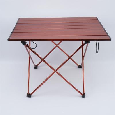 China Modern Lightweight Folding Camping Portable Roll Up BBQ Outdoor Picnic Table for sale