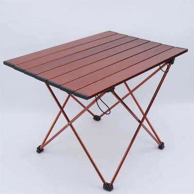 China Modern square outdoor aluminum alloy barbecue game card camping picnic game table for sale