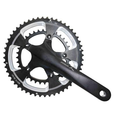 China Chinese 50-34T/52-36T Mountain Bikes Aluminum CNC 170mm Bicycle Crankset Road Crankset Bike Crankset for sale