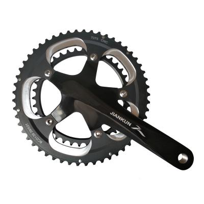 China Road Bikes 53-39T CNC 170mm Aluminum Bicycle Crankset Road Bicycle Crankset for sale