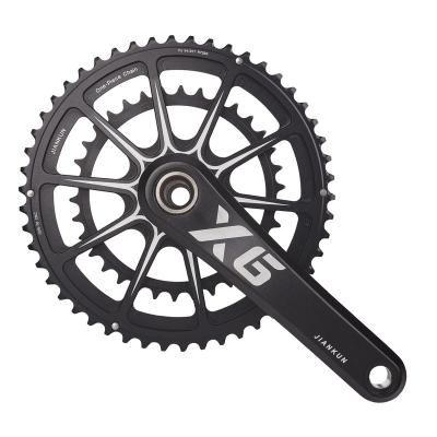 China Road Bikes High Quality Road Integrated Aluminum CNC Design Sprockets Crankset for sale