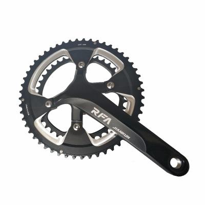 China Road Bikes Bicycle Alloy Crankset For Road Bicycle With CNC Chain Ring And Crank Arm for sale