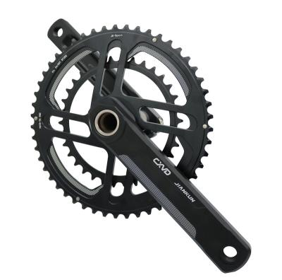 China Road Aluminum Bicycle Parts Road Bike CNC One-Piece Lightweight Hollow Bicycle/Bicycle Crankset for sale