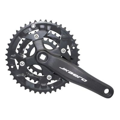 China JIANKUN mountain bikes factory directly supply 22/32/42T steel 9S 165/170mm mountain bicycle crankset for sale