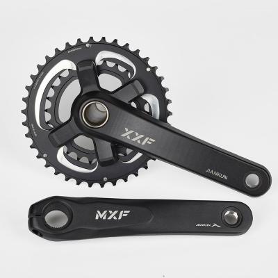 China Mountain Bikes JIANKUN DXF Bike Parts 11s mtb 2 chainrings bicycle crankset mountian for sale