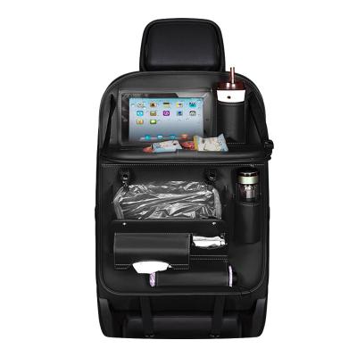 China PU Waterproof High End Car Interior Car Back Seat Organizer for sale