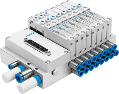 China Festo VTUG-10-VRPT-B1T-Q10B-UB-QH6SU-16K+TTSC Valve Manifold VTUG With Multi-pin Plug Or Fieldbus Connection for sale