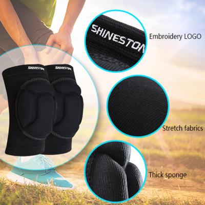 China Adjustable Breathable Sports Motorcycle Baseball Football Soccer Knee Pads Elasticity Pads Deep Sponge Anti-Slip Protective Knee Pads for sale