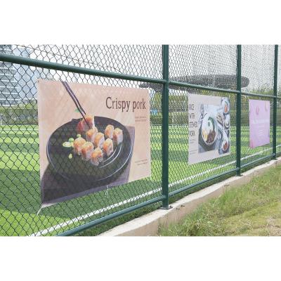 China Waterproof Custom Size Outdoor Use Vinyl Mesh Banner Windproof Printing With Grommets for sale