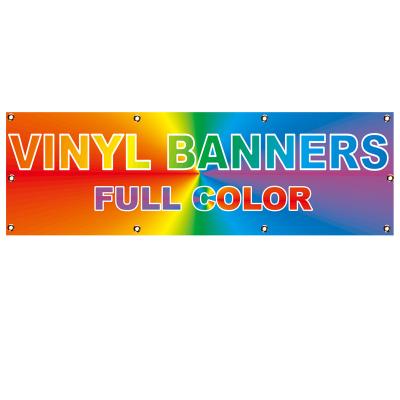 China High Quality Hanging Any Size Custom PVC Vinyl Printing Banner Texts Photo Happy Birthday Banner for sale