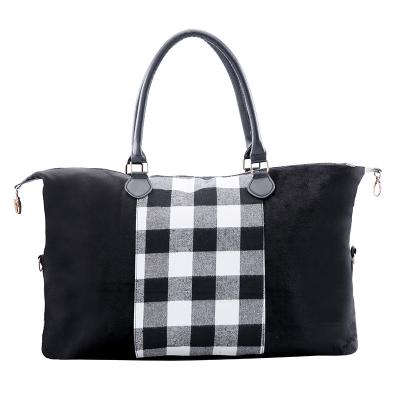 China NATIONAL Classic Canvas Duffle Bag Women Travel Printing Travel Foldable Good Quality Duffel Bag for sale