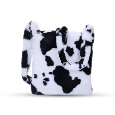 China Cute Fashion Girls Cow Pattern Cross - Body Shoulder Bag Pink Tie Dye Bag Gift Women Handbags for sale