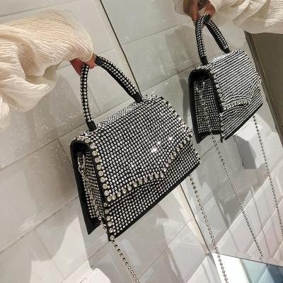 China Fashion Fashion Glitter Handbags for Women Cross - Luxury Handbags at Body Bags Diamond Bags Purses For Female for sale