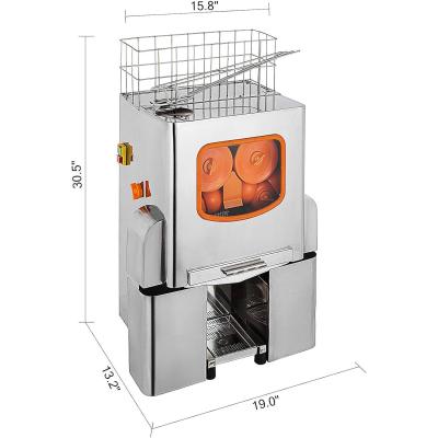 China Fast Squeezing and Filtering Orange Juice Machine for 4-7 Glasses per Minute for sale