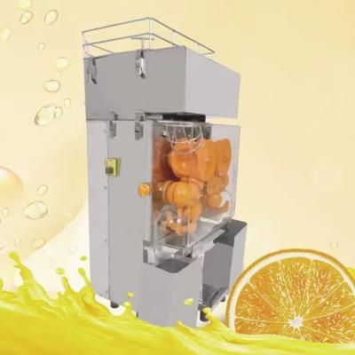 China Convenient Fresh Orange Juice Machine for Coffee Bars Automatic Orange Skin Separation for sale