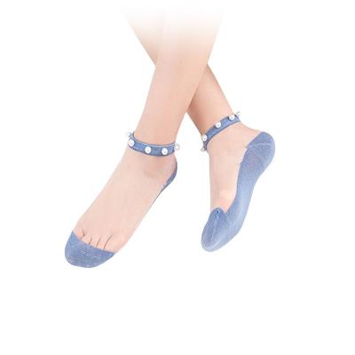 China KT2- D074 Breathable Transparent Nylon Socks Short Nylon Socks for sale