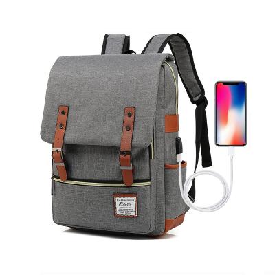 China With USB Multifunctional Casual Backpack Women Laptop Backpack Ladies Designers Fashion School Backpack Bags for sale