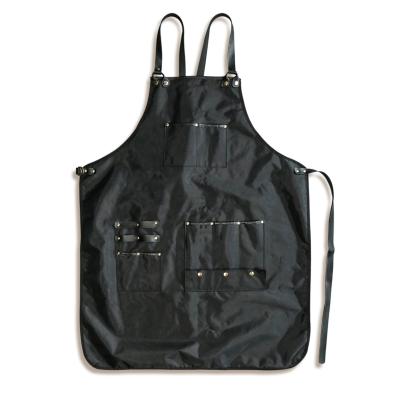 China AZO Free Fashion Oxford Cloth Waterproof Salon Tool Compound Apron Barber Apron for sale