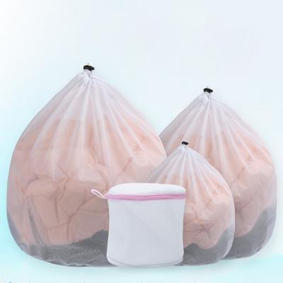 China FREE SHIPPING High Quality Household Reusable Portable Clothes Durable Eco - Friendly Mesh Laundry Bag for sale