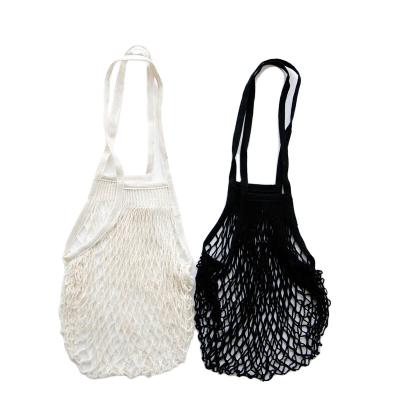 China Eco - Friendly Product Organic Reusable Biodegradable Cotton Mesh Vegetable Food Bags for sale