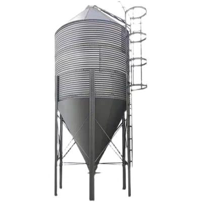 China 3t/5t/10t/15t/20t Hopper 25t/30t Grain Bottom Storage Steel Silo/Farm Feed Silo Best Price Sheep Farm Equipment for sale