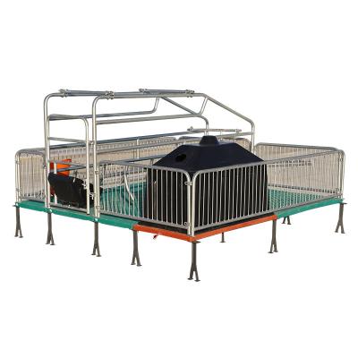 China Farms Hogs Equipment Hog Farm Equipment Hogs Adjustable Crate Farrowing Pen For Sale for sale