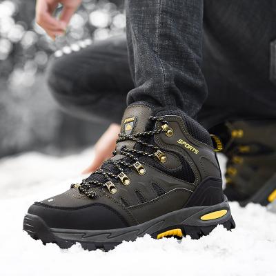 China Abrasion Resistance Winter Boots Wholesale High Quality Sports Outdoor Walking Shoes Fashionable Men Women Women Boots Couples Snow Warm Rise Shoe for sale