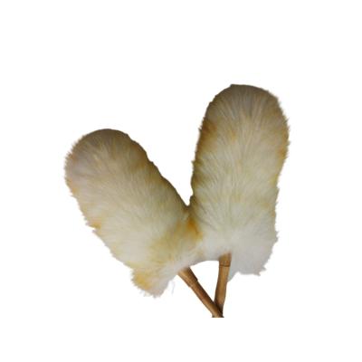 China Decorations Best Selling Professional Sheep Yellow White Gradient Wool Duster for sale