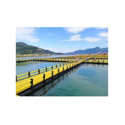 China Floating Fish Fishing Plastic Pontoon Platform In River Lake Sea for sale