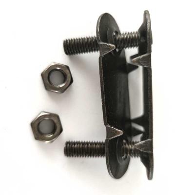 China Belt flxing 2.5 Inch Belt Clasp Rubber Flat Fastener Conveyor Belt Fasteners for sale