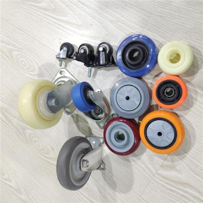 China Wholesale Rigid PP PVC Cast Iron Light Duty Medium Duty Heavy Duty Rubber Nylon Swivel Fixed Casters Wheels for sale