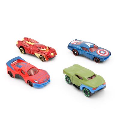 China Promotional Toy Super Hero Diecast Figure Diecast Toy Vehicles Model Cars Wholesale Diecast Toy For Kid for sale