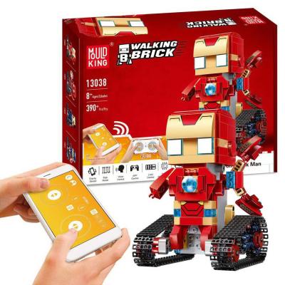 China Super Building Toy Remote Control Brick Building Block Man Action Number Walking Toys for sale