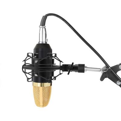 China Professional Shock Mount OEM Studio Wired Condenser Microphone For Podcasting -34db+-2db 20hz-20khz NC; GUA 3.5mm F-700 for sale