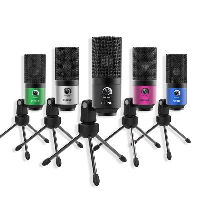 China Professional Fifine K669 Condenser Mic Kit Computer Gaming USB Microphone Live Broadcast Studio Streaming Podcast USB Microphone for sale